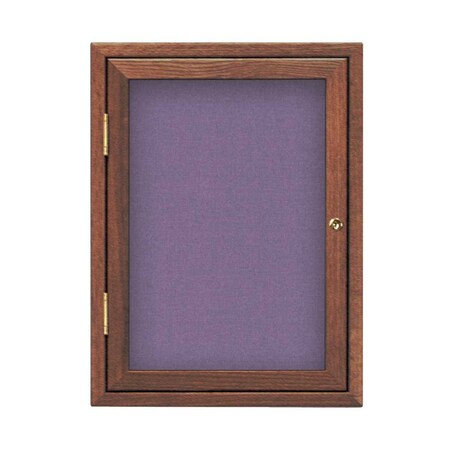 United Visual Products Sliding Glass Door Radius Letterboard, 72"x48", Black/Blue UV9023ACS-BLACK-BLUE
